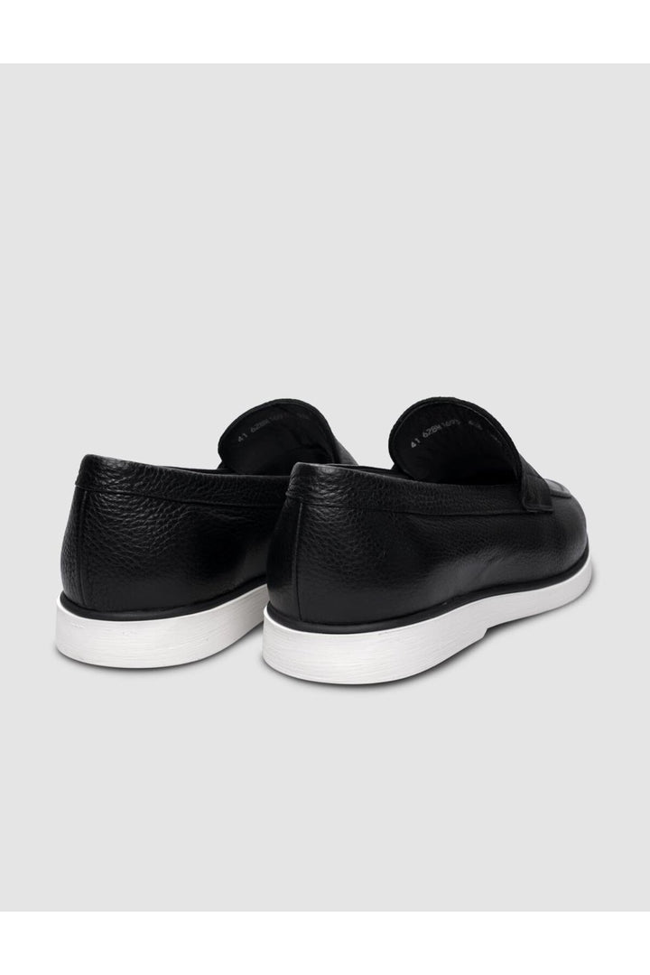 Cabani Shoes Chaussures de ville pour hommes en cuir véritable noir 100% - Multicolore