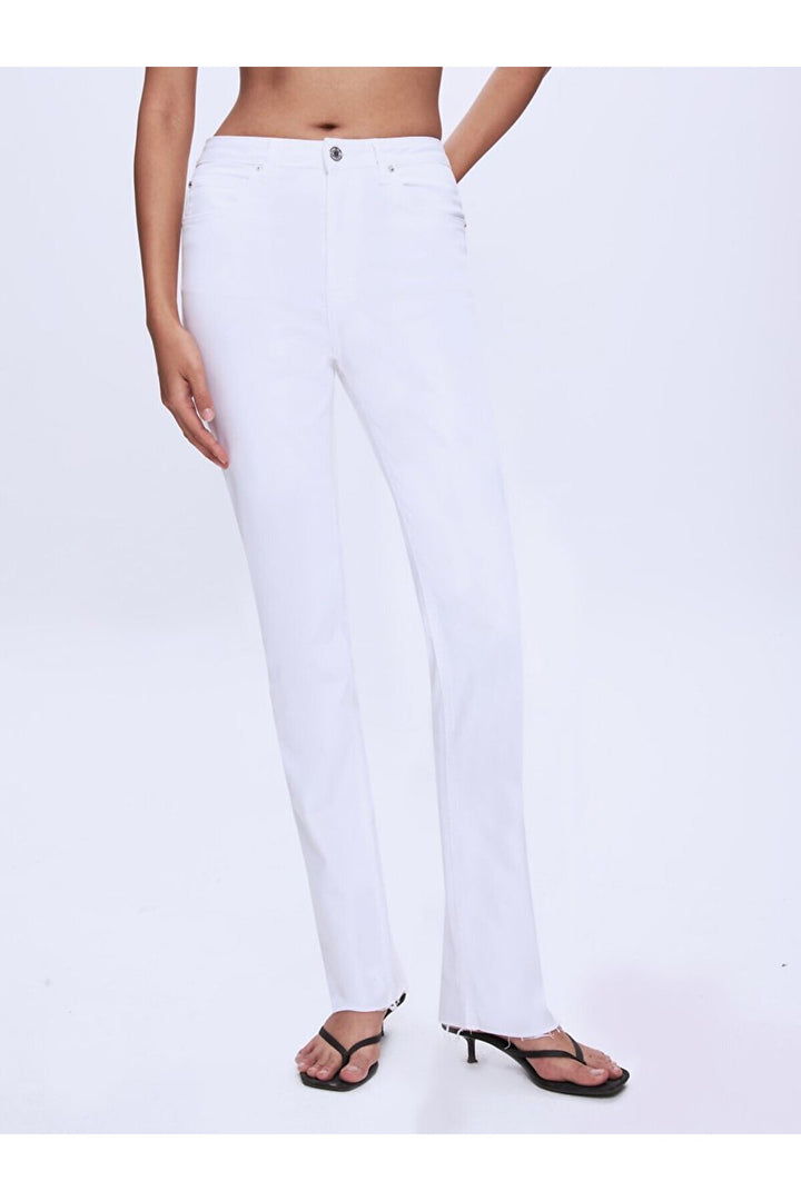LTB Pantalon en jean coupe droite Betıana X à taille haute