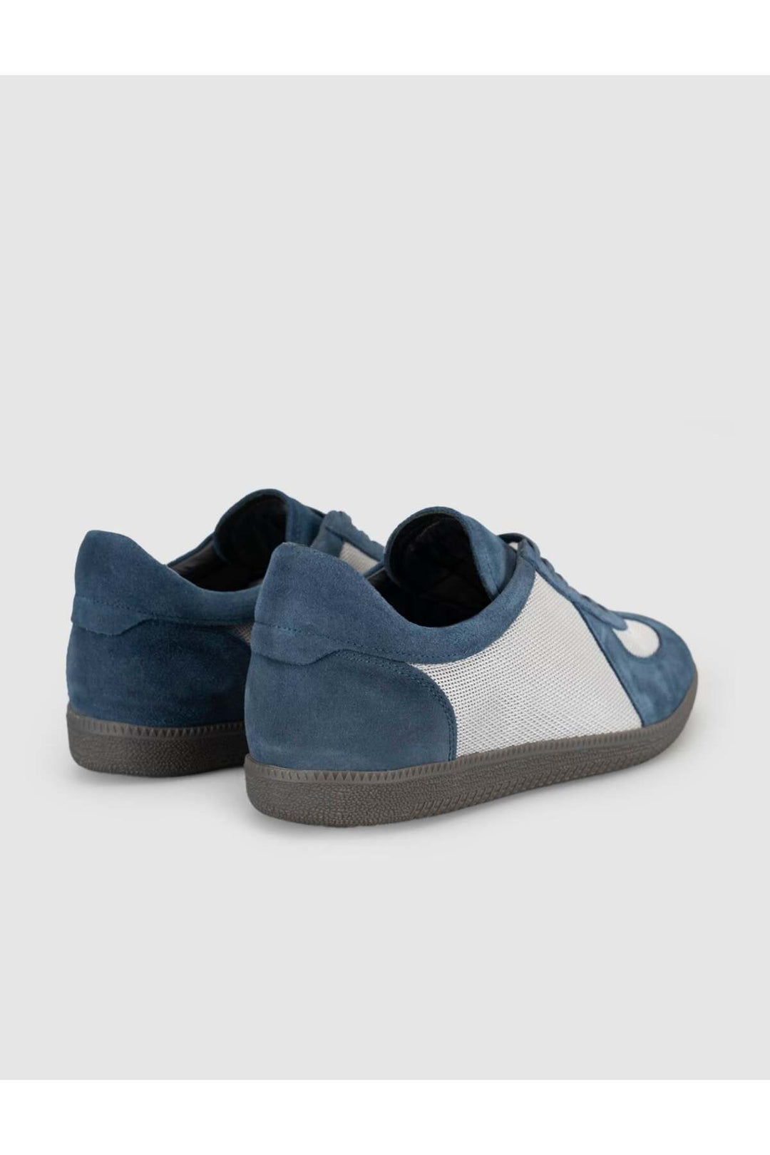 Cabani Shoes Chaussures de sport décontractées pour hommes en cuir véritable bleu - Multicolore