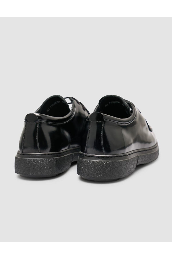 Cabani Shoes Chaussures de ville pour hommes en cuir noir à 100% - Noir