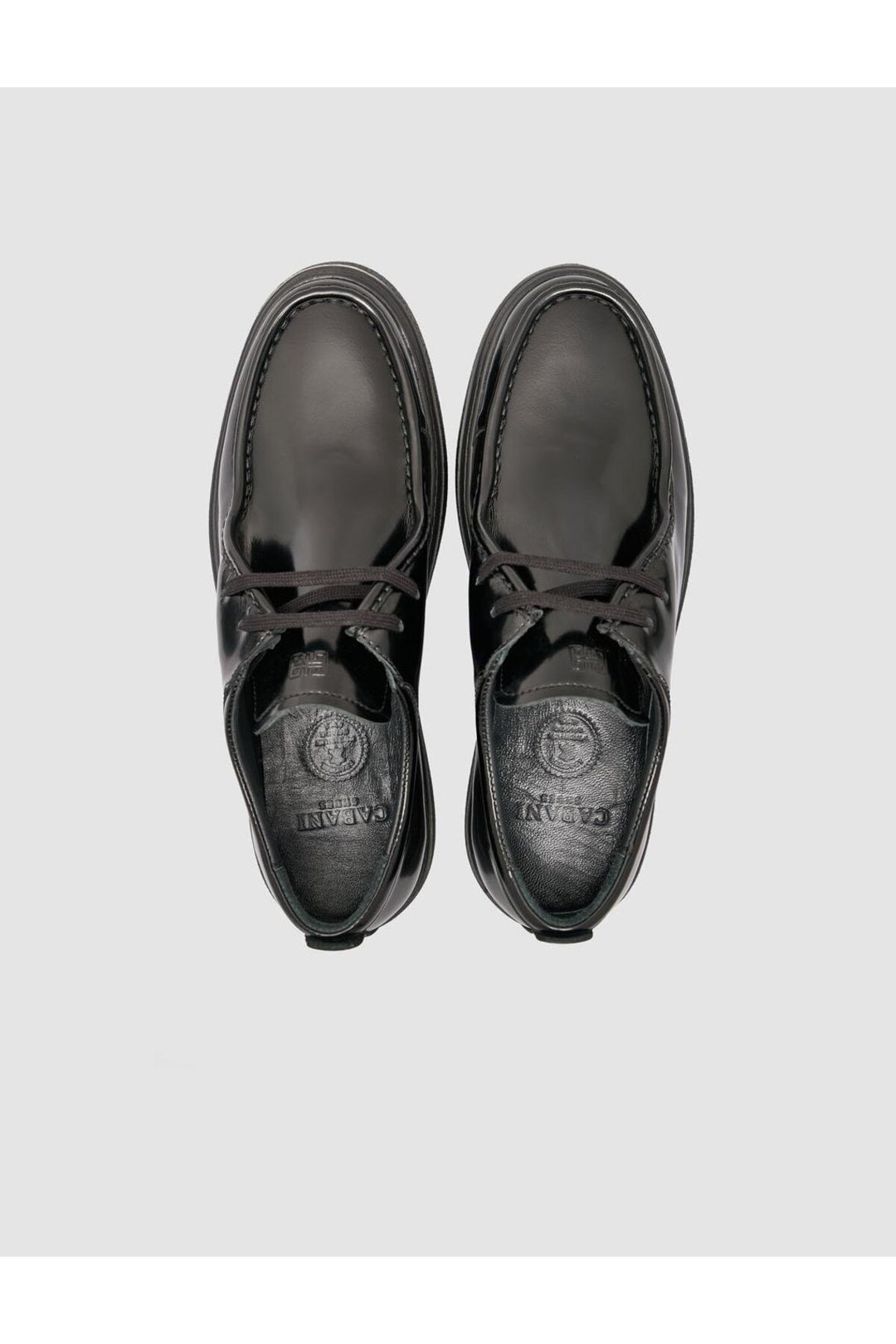 Cabani Shoes Chaussures de ville pour hommes en cuir noir à 100% - Noir