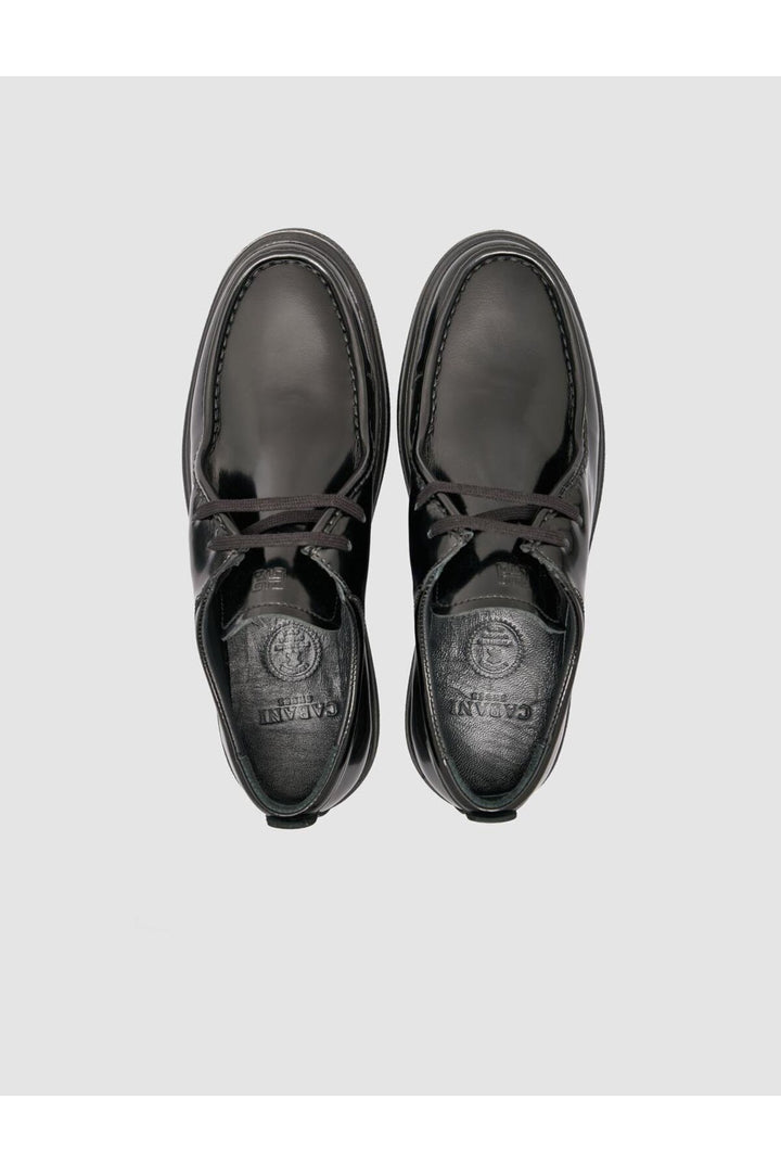 Cabani Shoes Chaussures de ville pour hommes en cuir noir à 100% - Noir