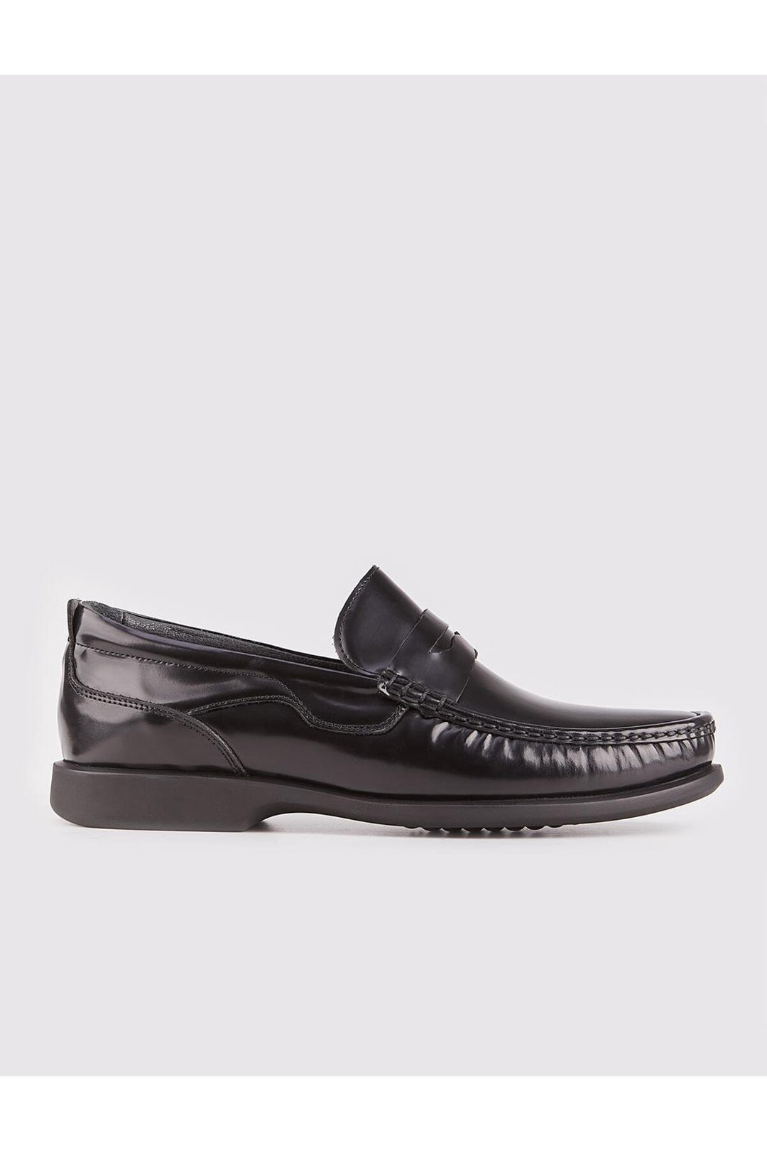 Cabani Shoes Chaussures de ville pour hommes en cuir véritable avec semelle en caoutchouc antidérapante, couleur noire. - Noir