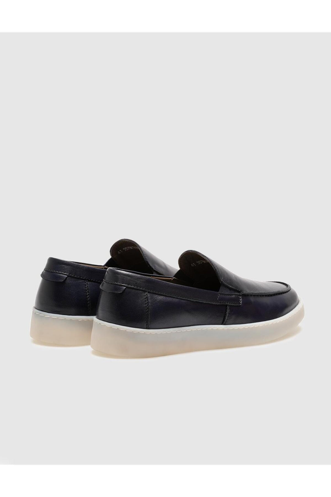 Cabani Shoes Chaussures de ville pour hommes en cuir véritable bleu marine - Bleu marine