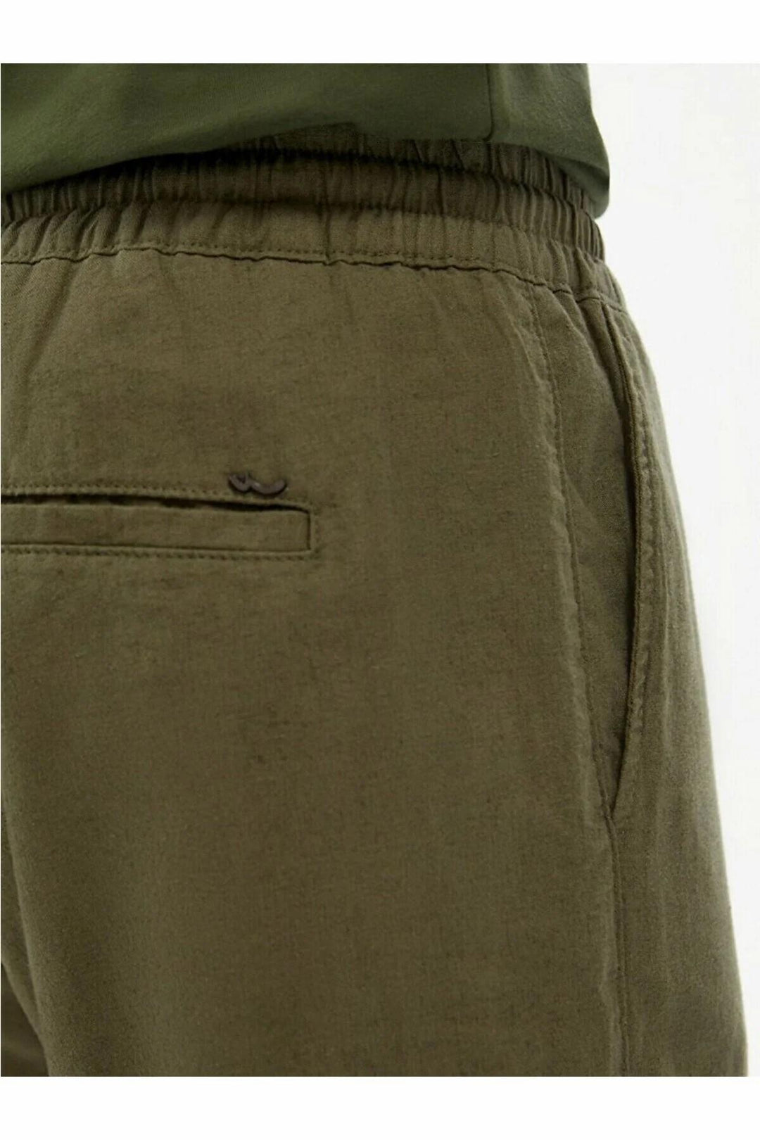 LTB Pantalon pour homme en coton et lin Panama