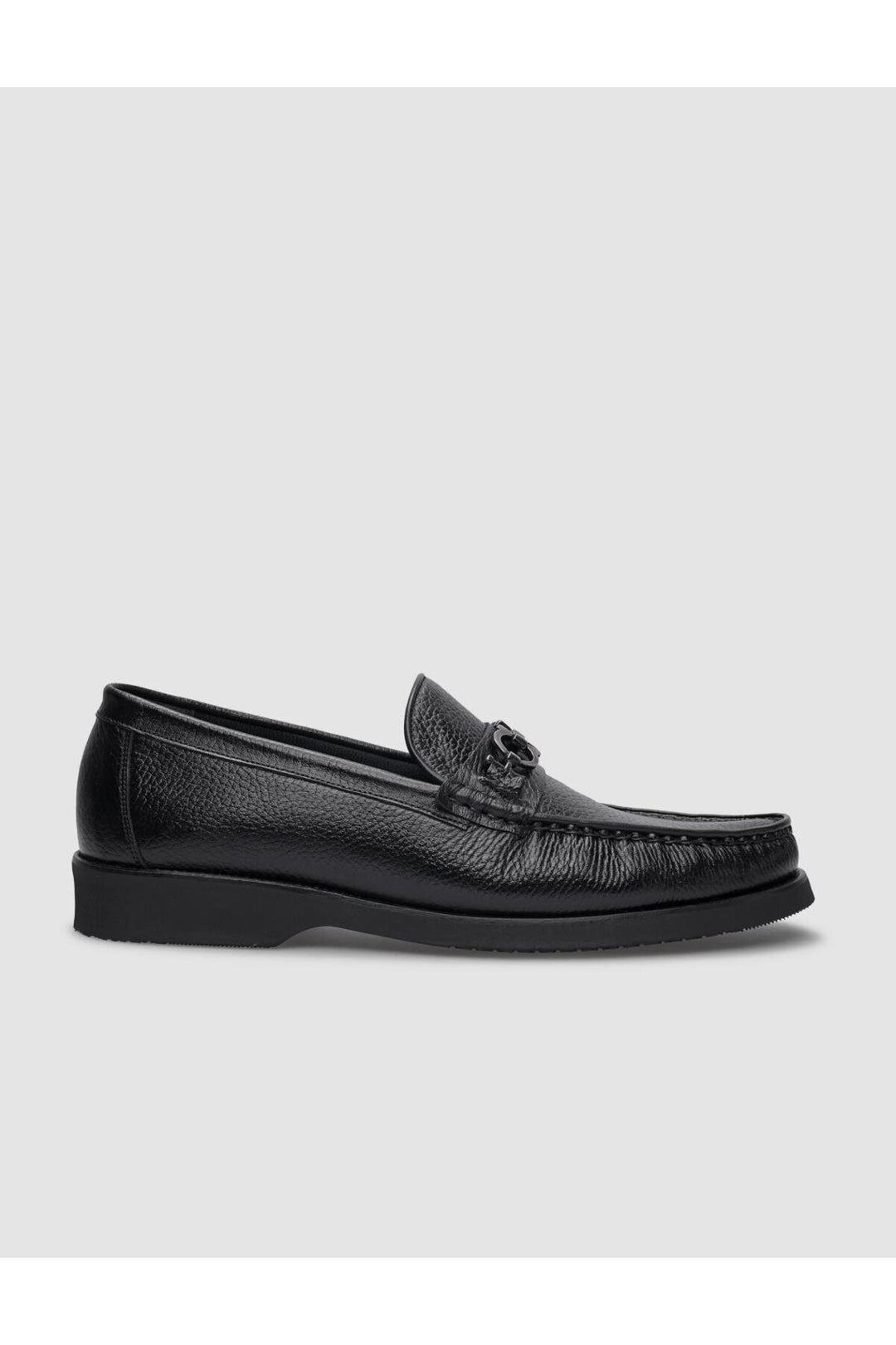 Cabani Shoes Chaussures classiques pour hommes en cuir véritable noir avec boucle à 100% - Noir