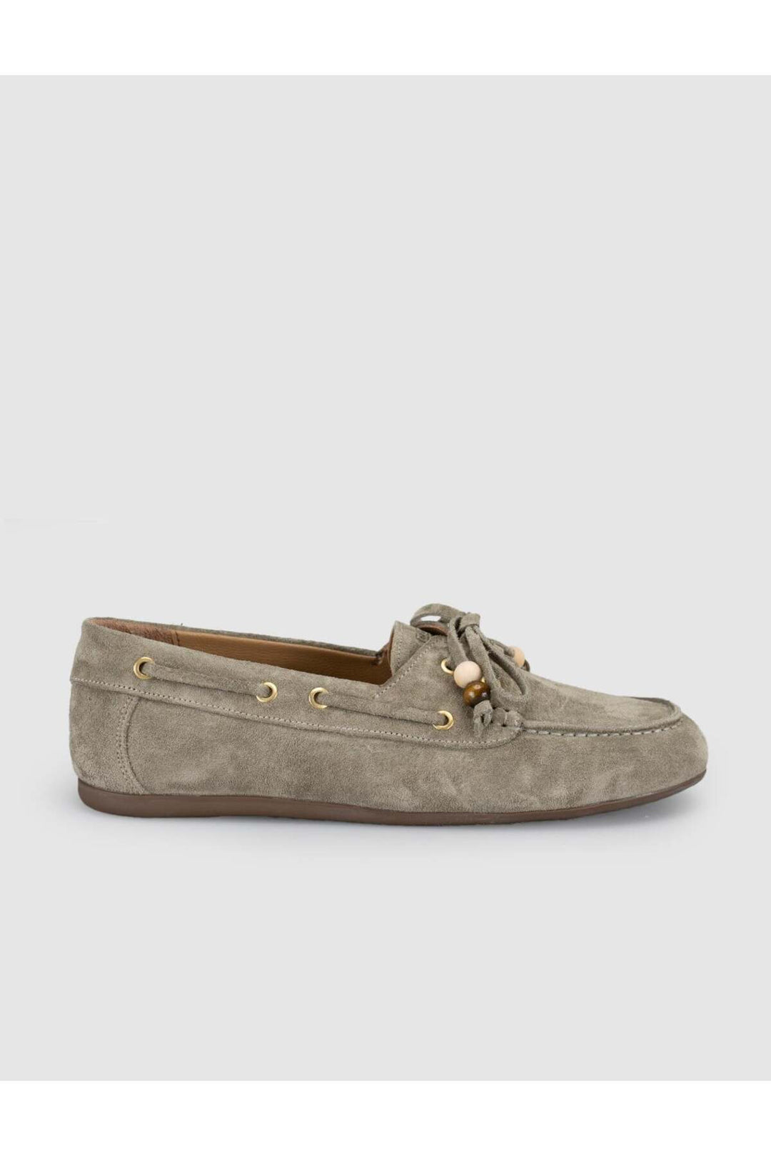 Cabani Shoes Lumanar Femme Nomad Vert olive Suède Driver Loafer Chaussures - Vert