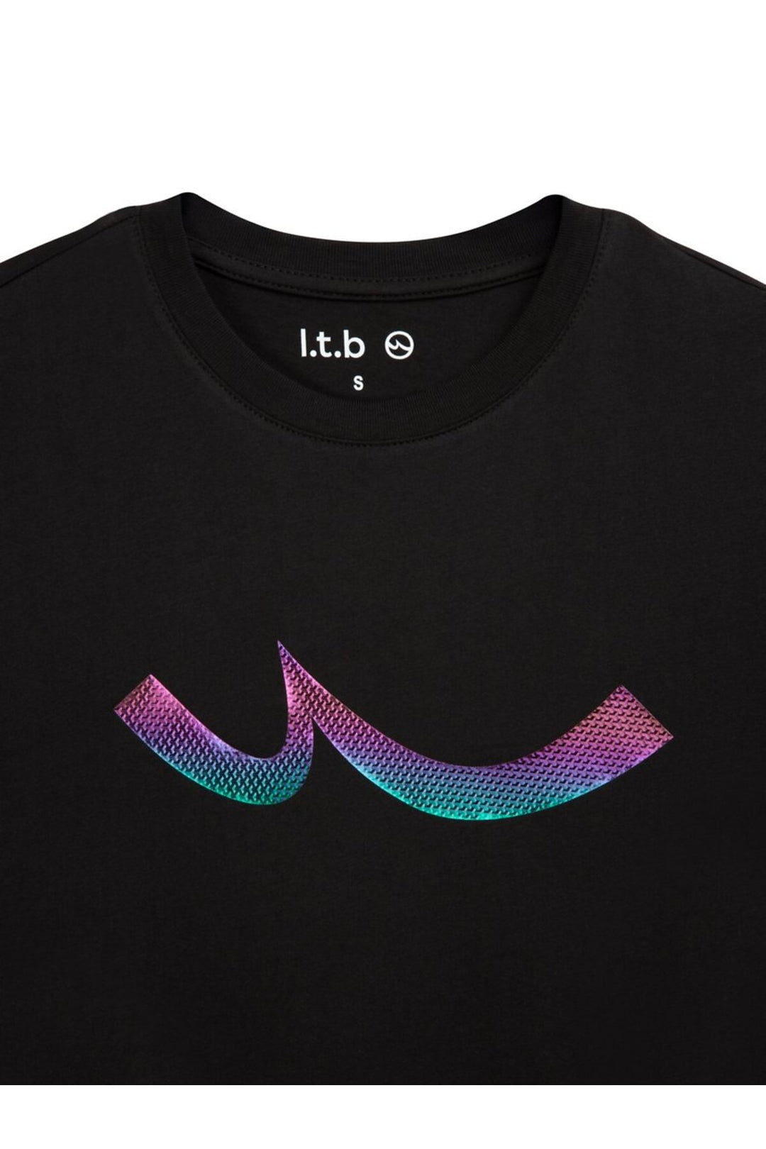 LTB T-shirt noir avec logo hologramme imprimé - Noir