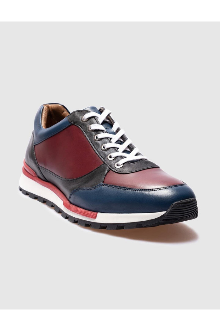 Cabani Shoes Light Termo Semelle Cuir Véritable Noir À Lacets Chaussures de Sport pour Homme - Noir