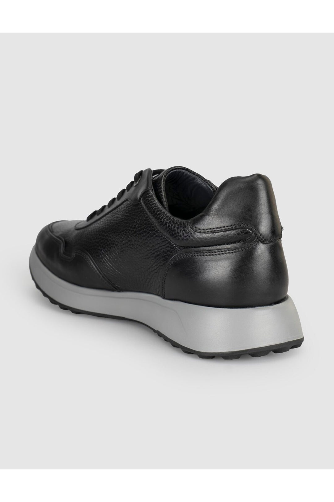 Cabani Shoes Sneakers pour homme en cuir véritable noir - Multicolore