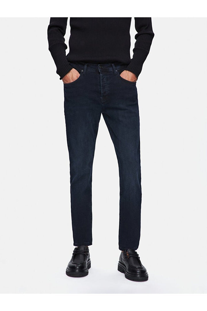 LTB Pantalon en jean à taille moyenne Lawrıe Y Narrow Leg