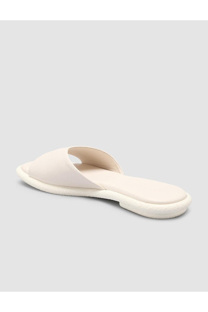 Cabani Shoes %100 Cuir Véritable Sandales Femmes Blanches - Blanc