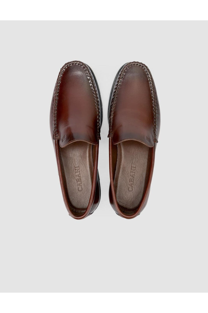 Cabani Shoes %100 Cuir véritable Chaussures classiques pour hommes Marron - Multicolore