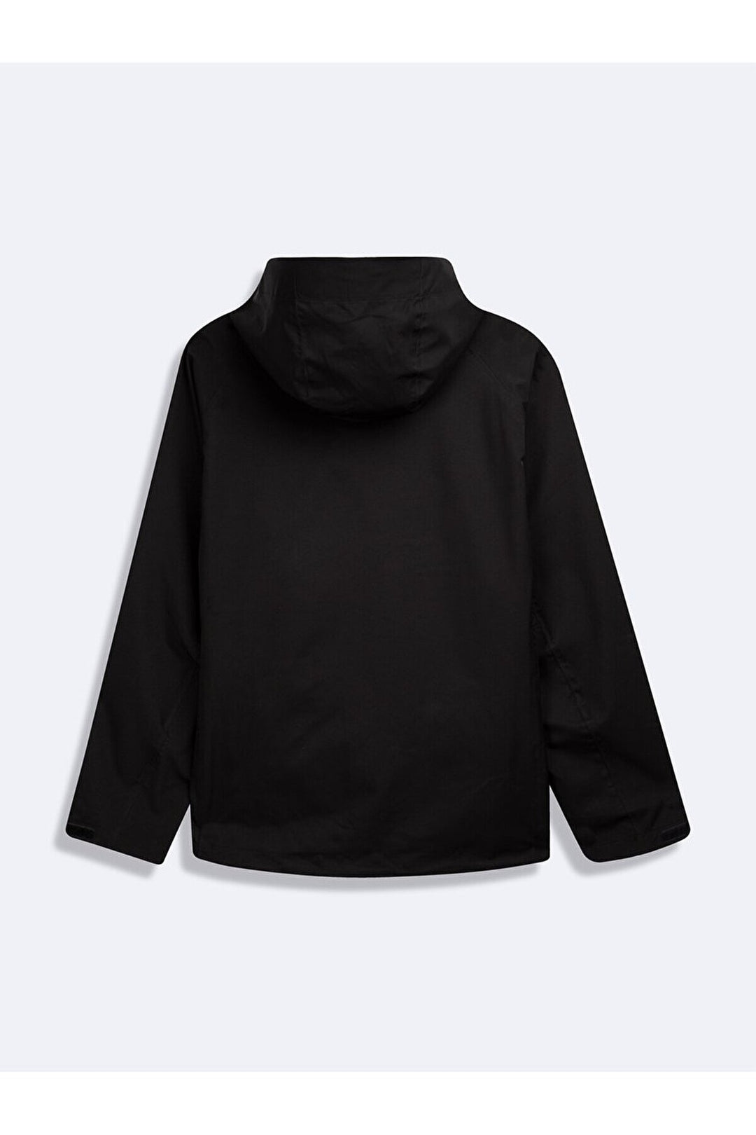LTB Manteau noir à capuche et manches longues