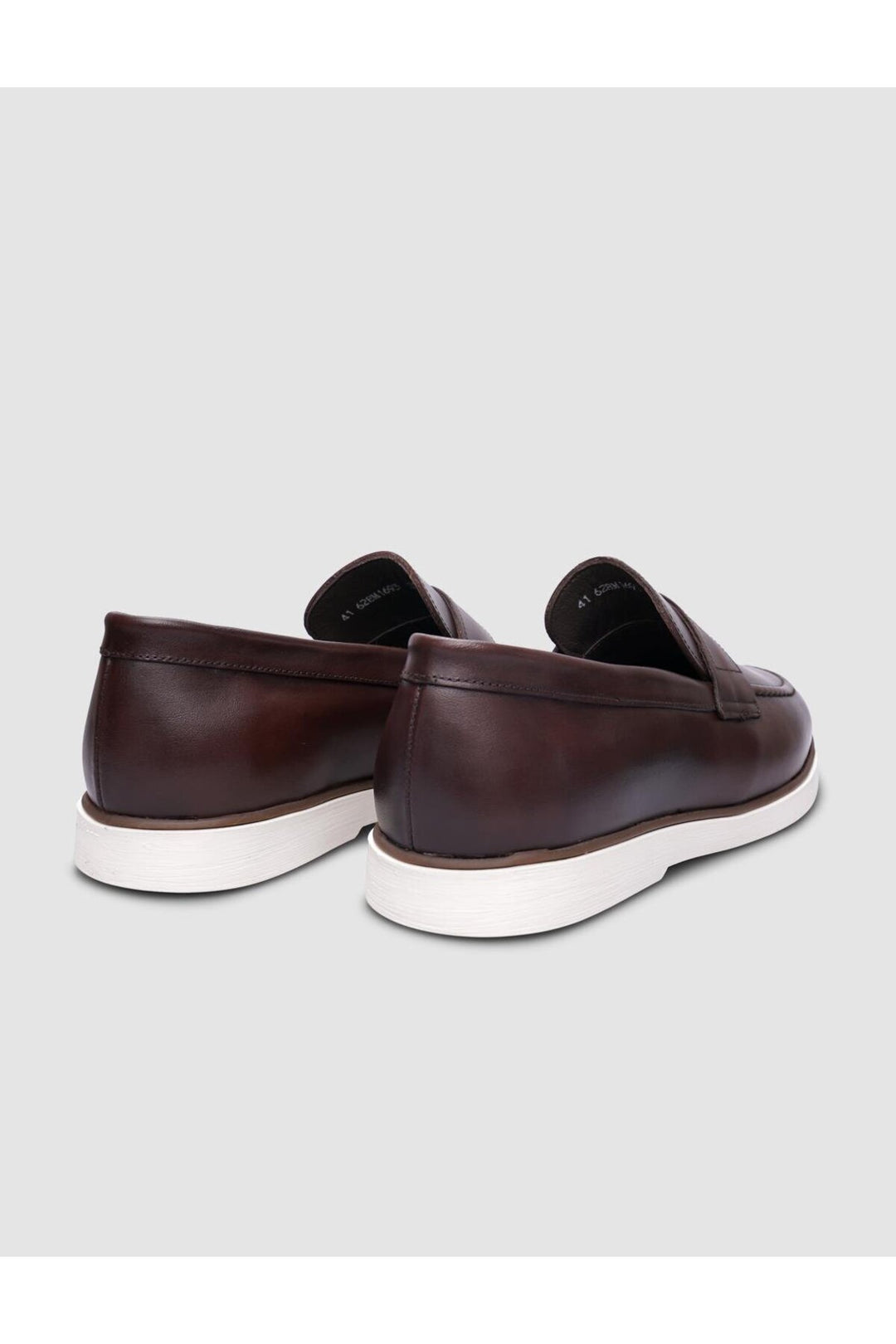 Cabani Shoes Chaussures de ville pour hommes en cuir véritable marron 100% - Marron