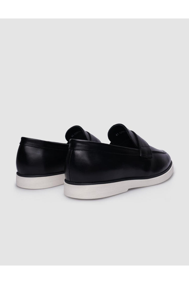 Cabani Shoes Chaussures de ville pour hommes en cuir véritable noir 100% - Multicolore