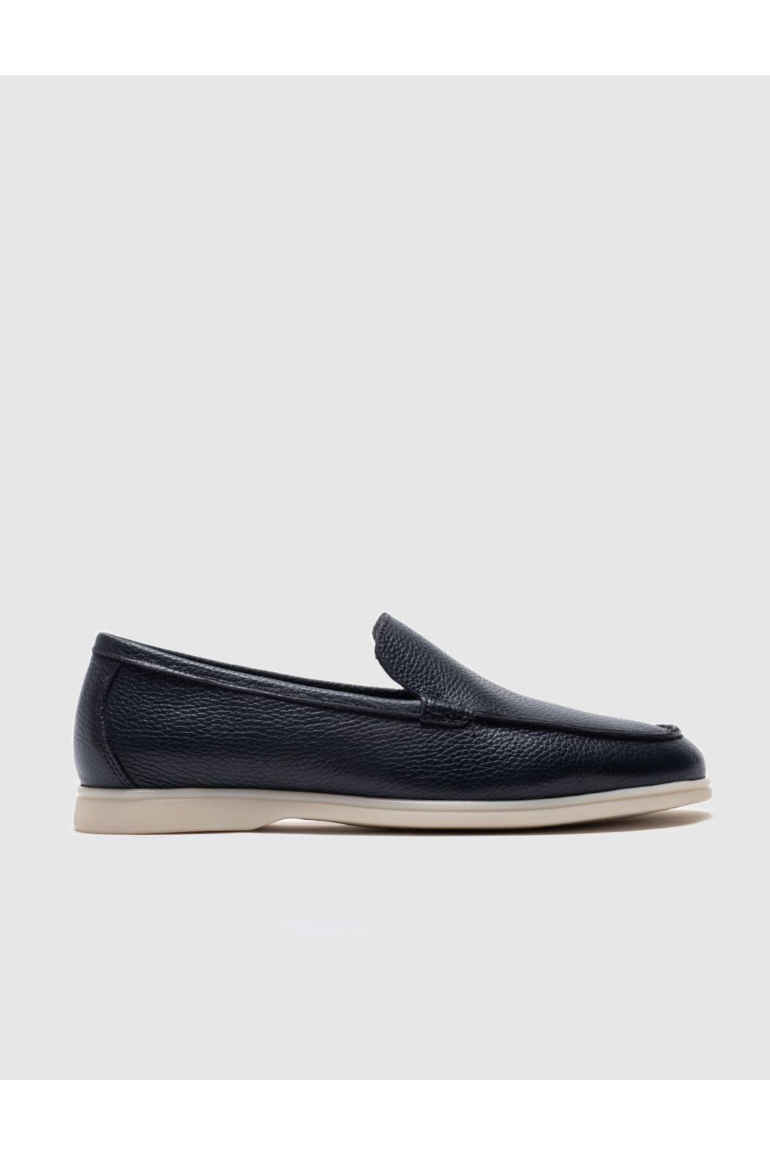 Cabani Shoes Chaussures de ville pour hommes en cuir véritable bleu marine - Bleu marine