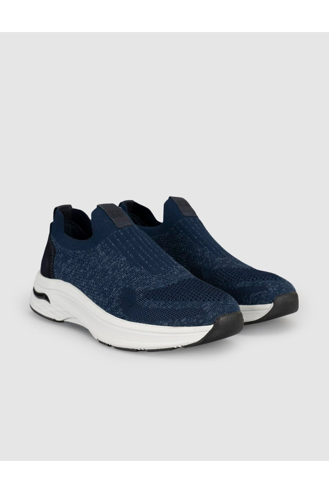 Cabani Shoes Tricot Bleu marine Homme Baskets - Bleu marine