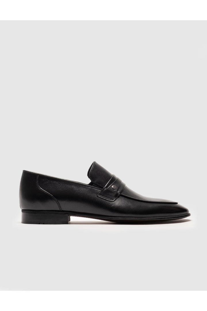 Cabani Shoes Chaussures classiques pour hommes en cuir véritable avec ceinture noire - Multicolore