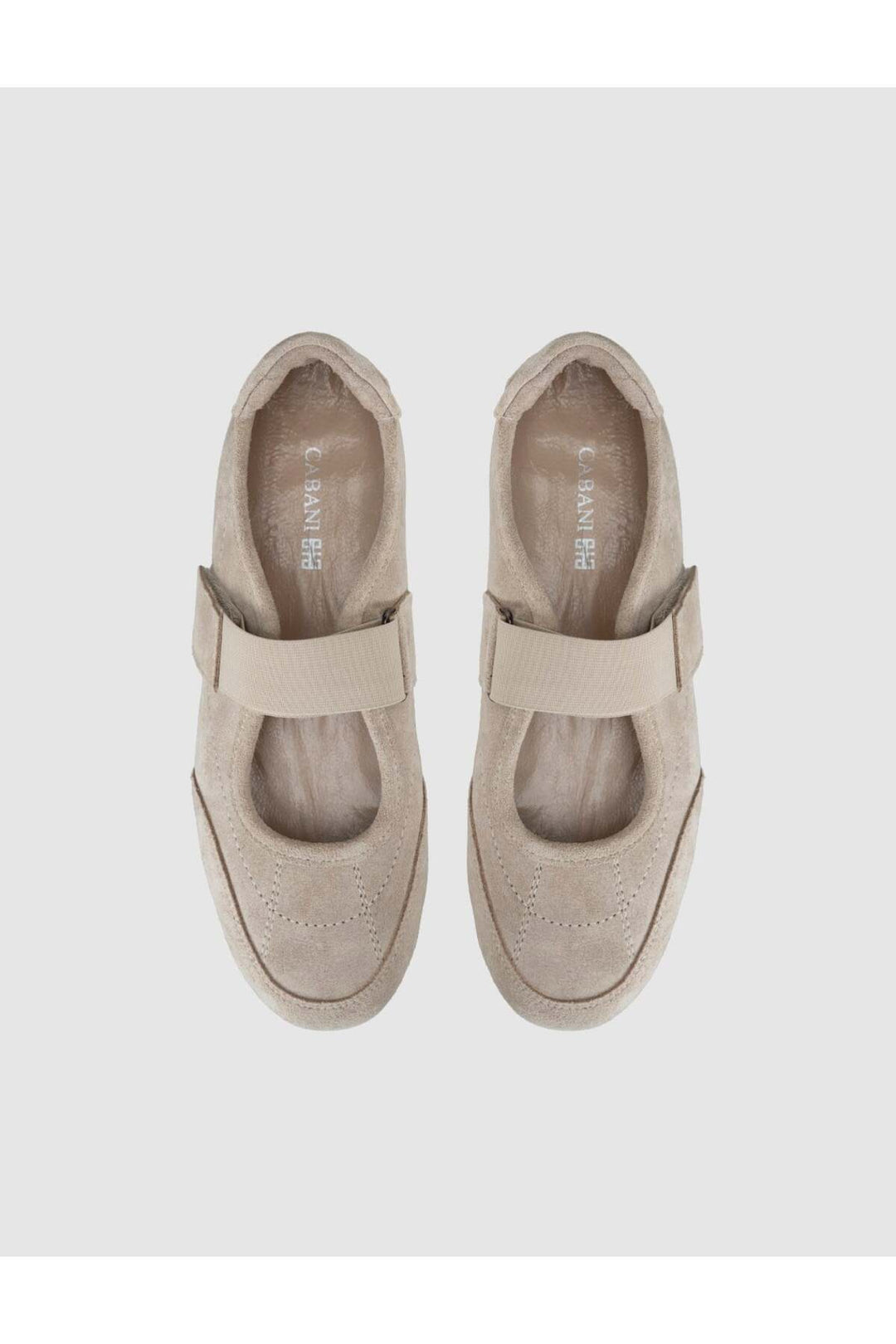 Cabani Shoes Melato Chaussures Ballerines Quotidiennes Femme en Cuir Véritable Beige - Multicolore