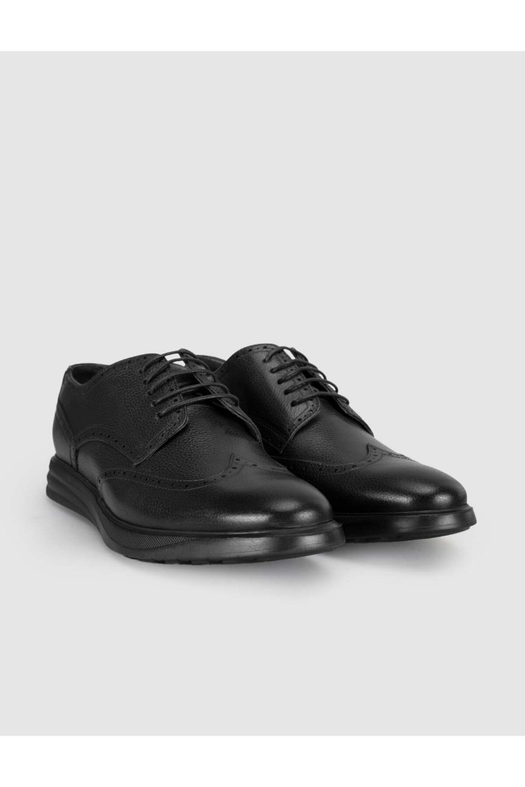 Cabani Shoes Chaussures Oxford pour hommes en cuir véritable noires - Multicolore