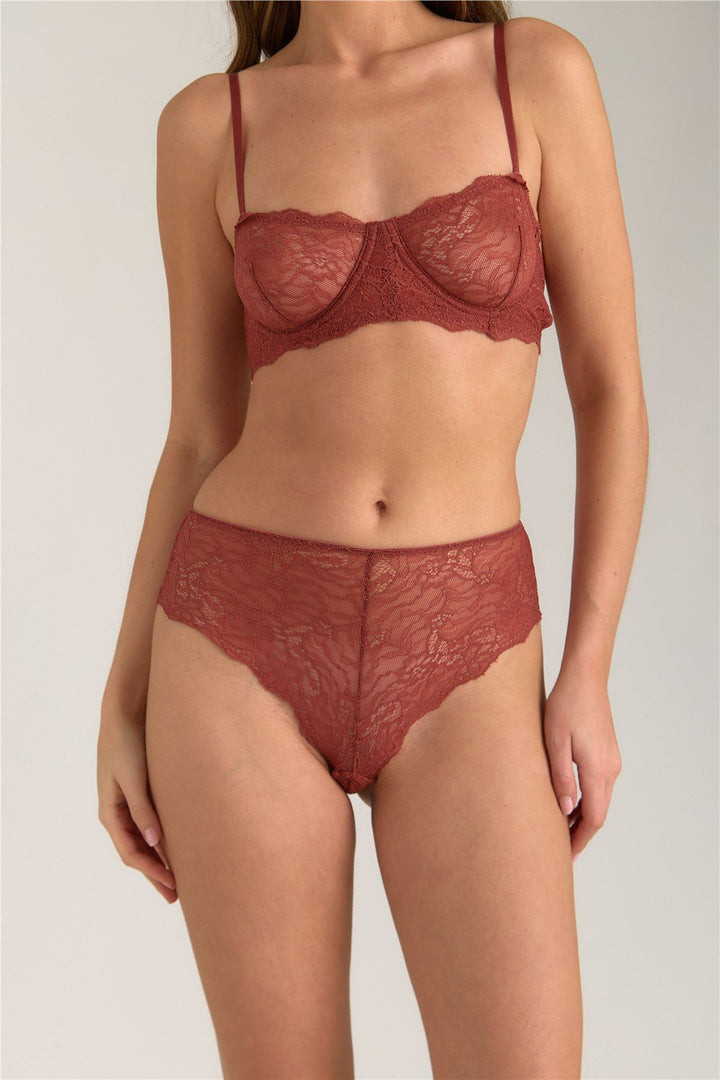 Lovely Things Culotte coquine KAREN Lacy - Écru