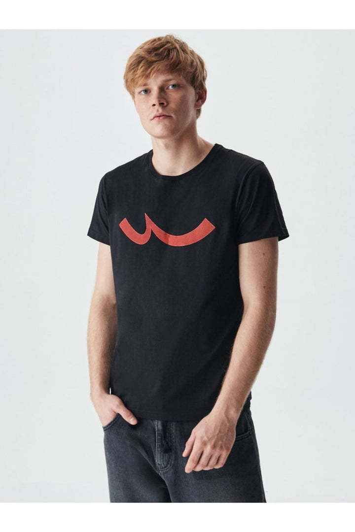 LTB T-shirt Noir avec Logo Imprimé - Noir