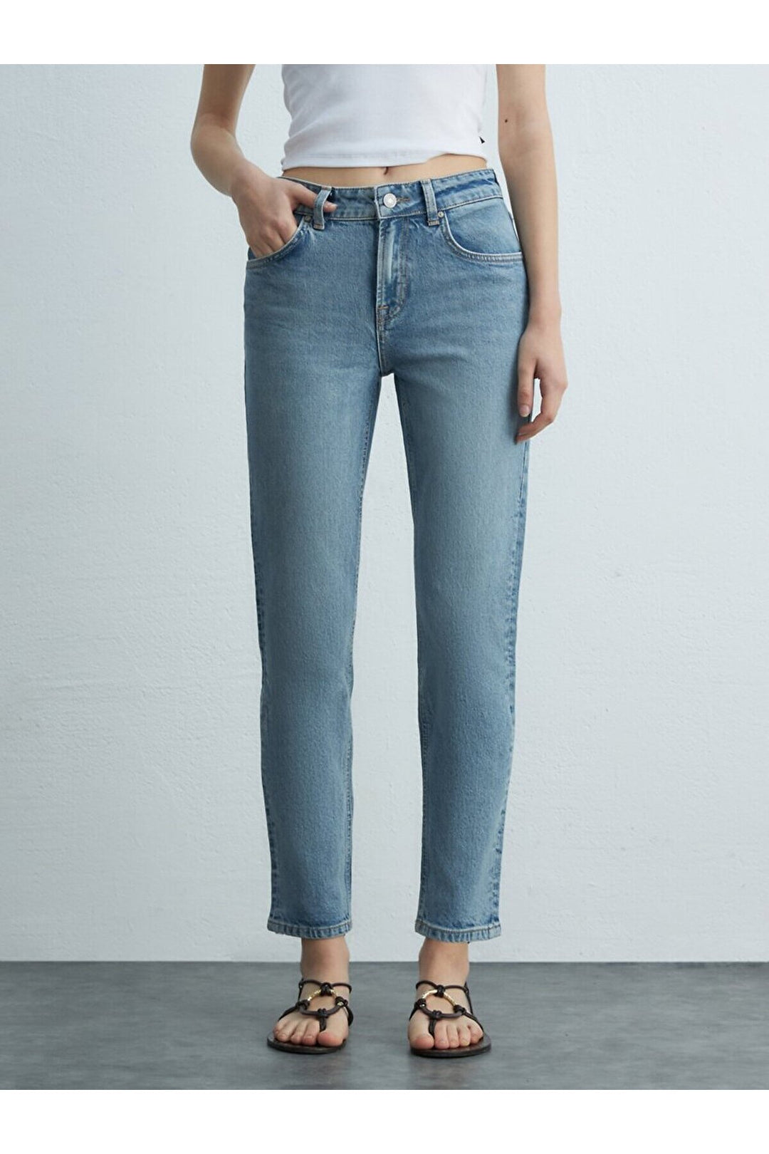 LTB Jean taille haute coupe slim Rebecca