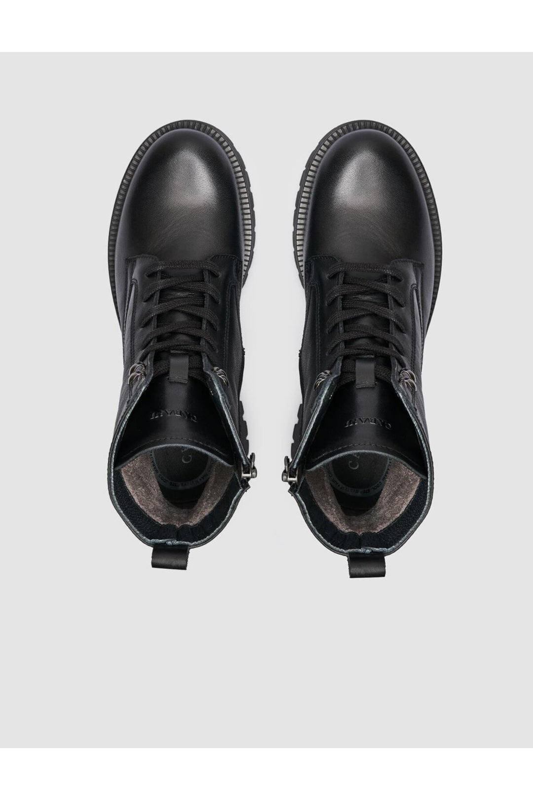 Cabani Shoes %100 Cuir véritable Bottes noires pour femmes - Multicolore