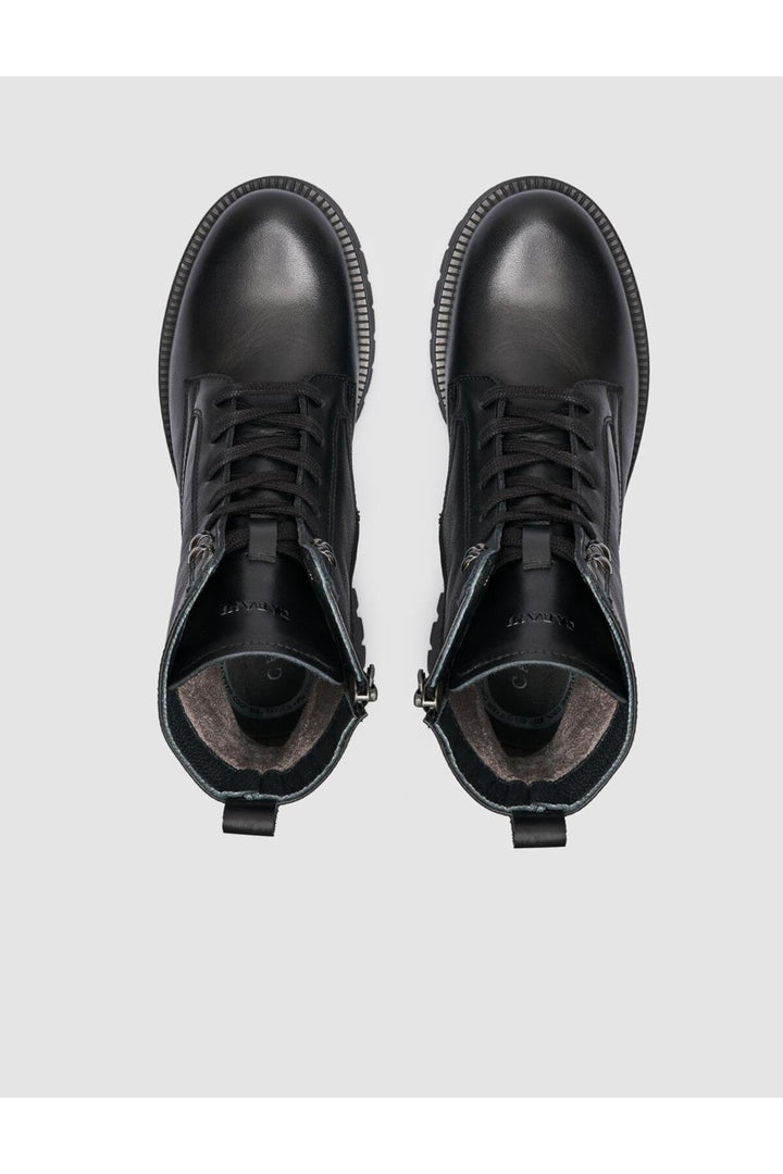 Cabani Shoes %100 Cuir véritable Bottes noires pour femmes - Multicolore