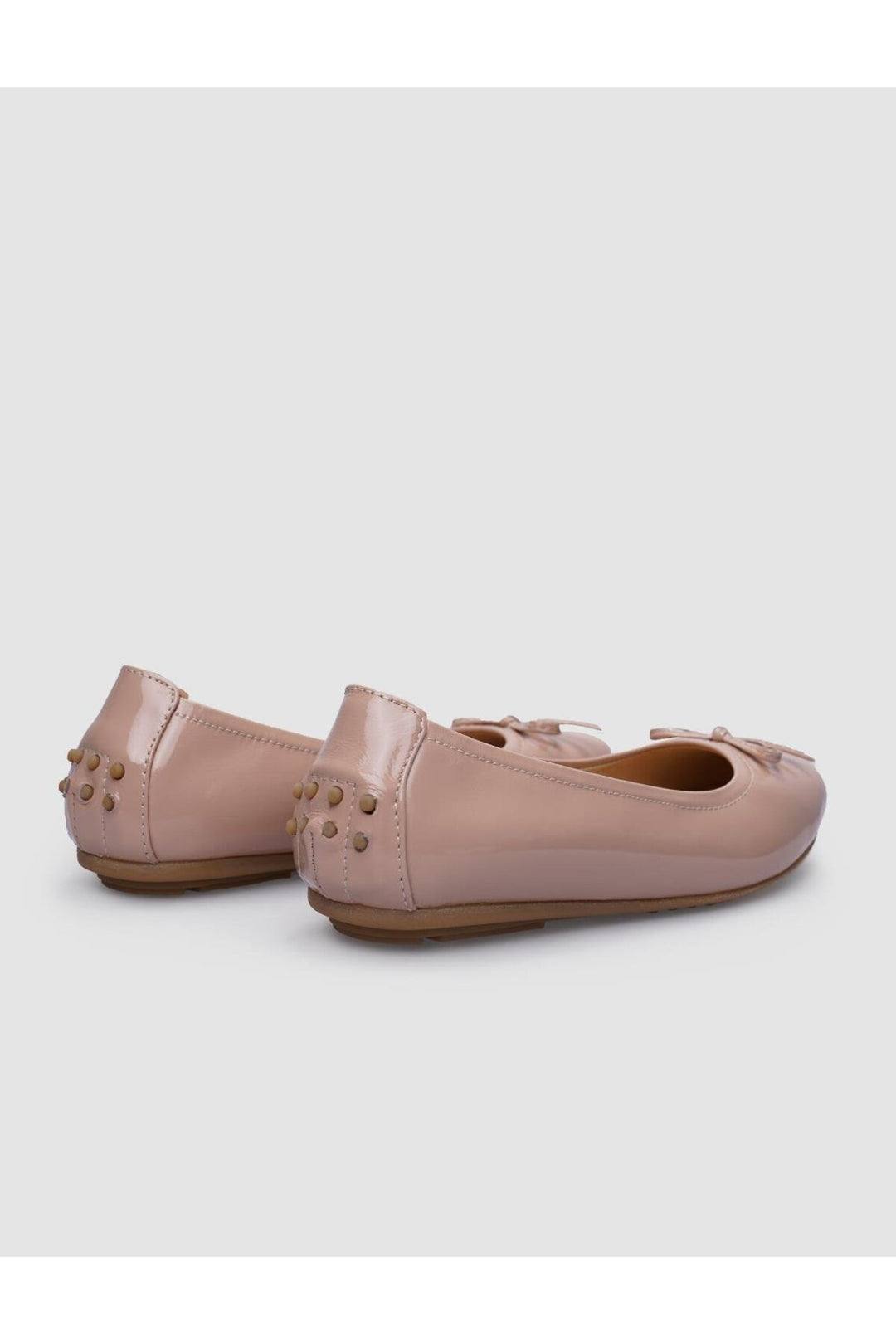 Cabani Shoes Chaussures de ville pour femmes en cuir véritable beige avec détail en nœud. - Multicolore