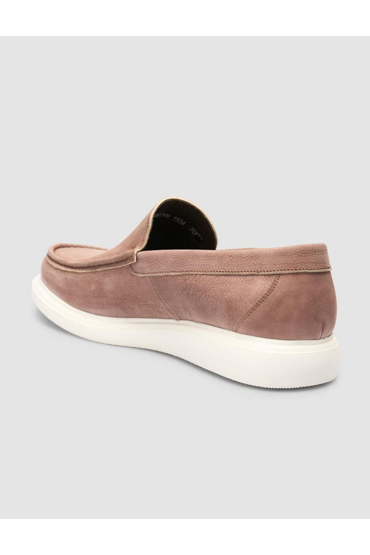 Cabani Shoes Mocassins pour hommes en nubuck tabac - Tabac