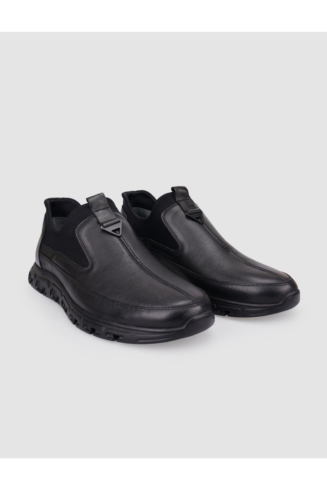 Cabani Shoes Chaussures de ville pour hommes en cuir véritable noir 100% - Multicolore