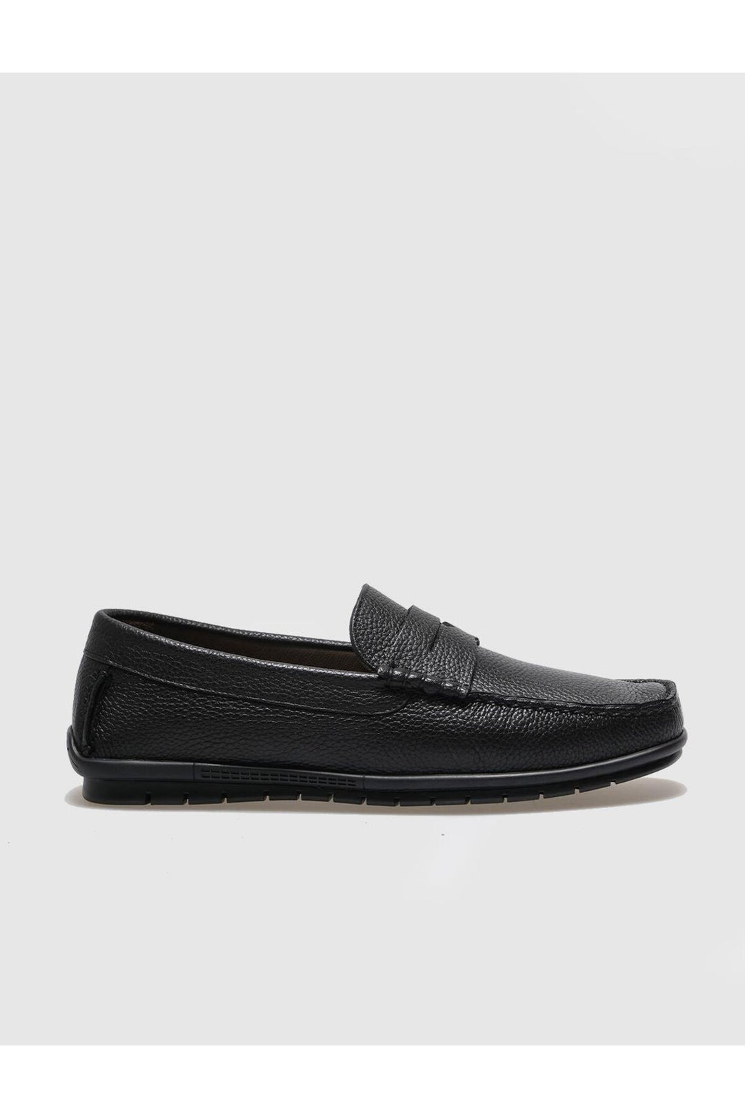 Cabani Shoes Chaussures décontractées pour hommes en cuir véritable avec ceinture noire - Noir
