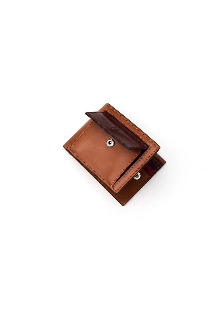 helmbrook Portefeuille en cuir véritable pour homme Design de poche Multi-Baie RFID Protégé Café Rigby Tan
