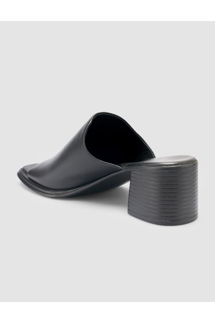 Cabani Shoes Sandales à talons noires pour femmes en cuir véritable 100% - Multicolore