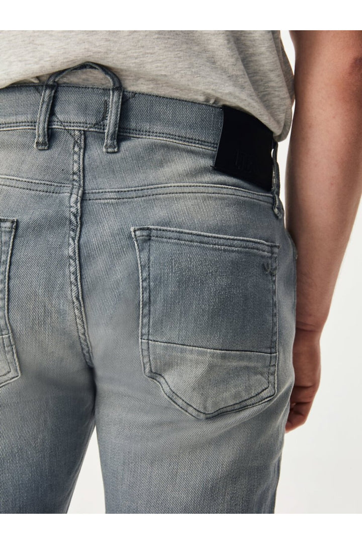 LTB Lance Bermuda en jean indigo taille basse coupe étroite - Bleu