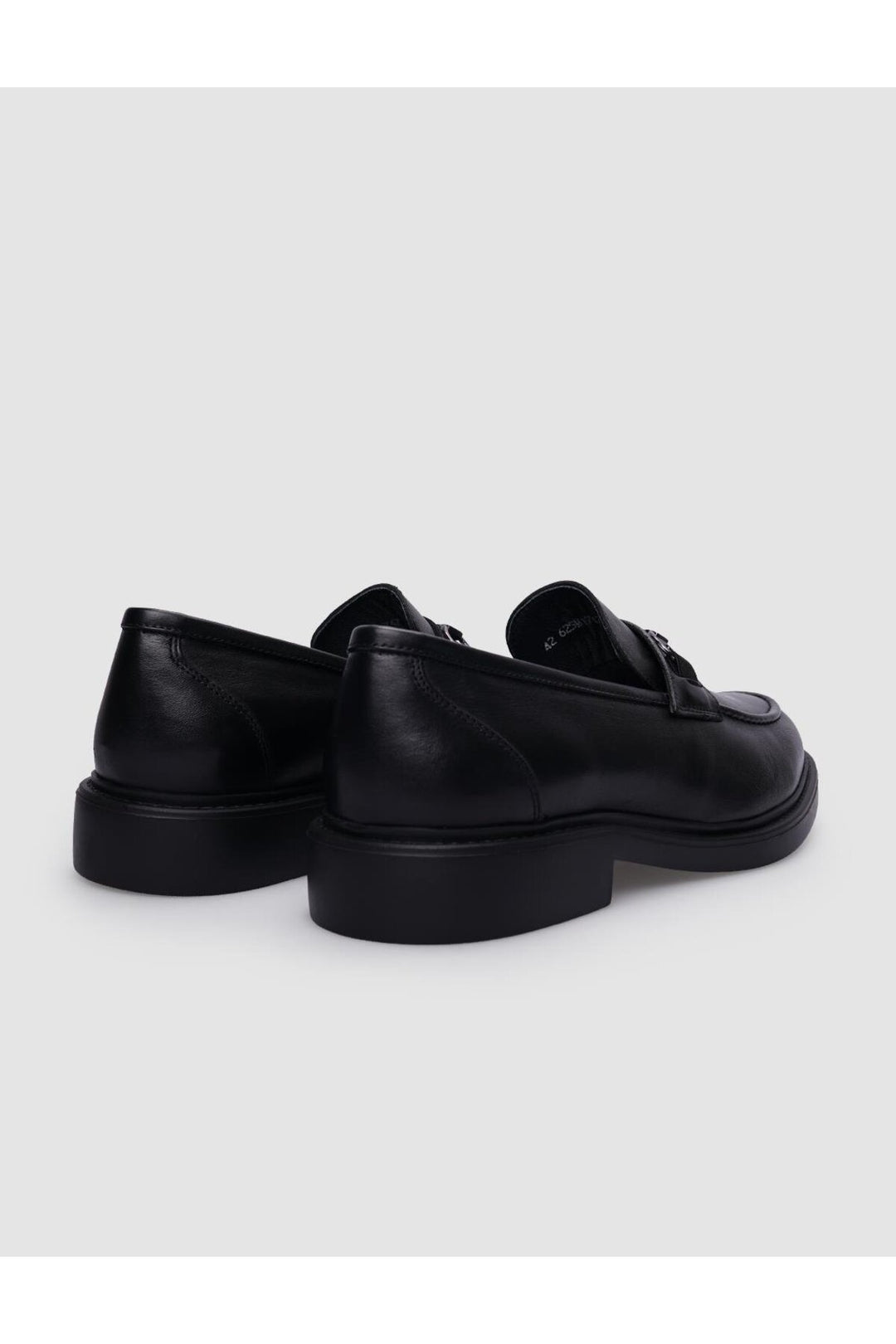Cabani Shoes %100 Cuir véritable Mocassins pour hommes à boucle noire - Multicolore
