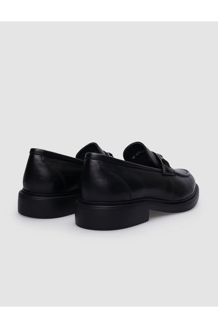 Cabani Shoes %100 Cuir véritable Mocassins pour hommes à boucle noire - Multicolore