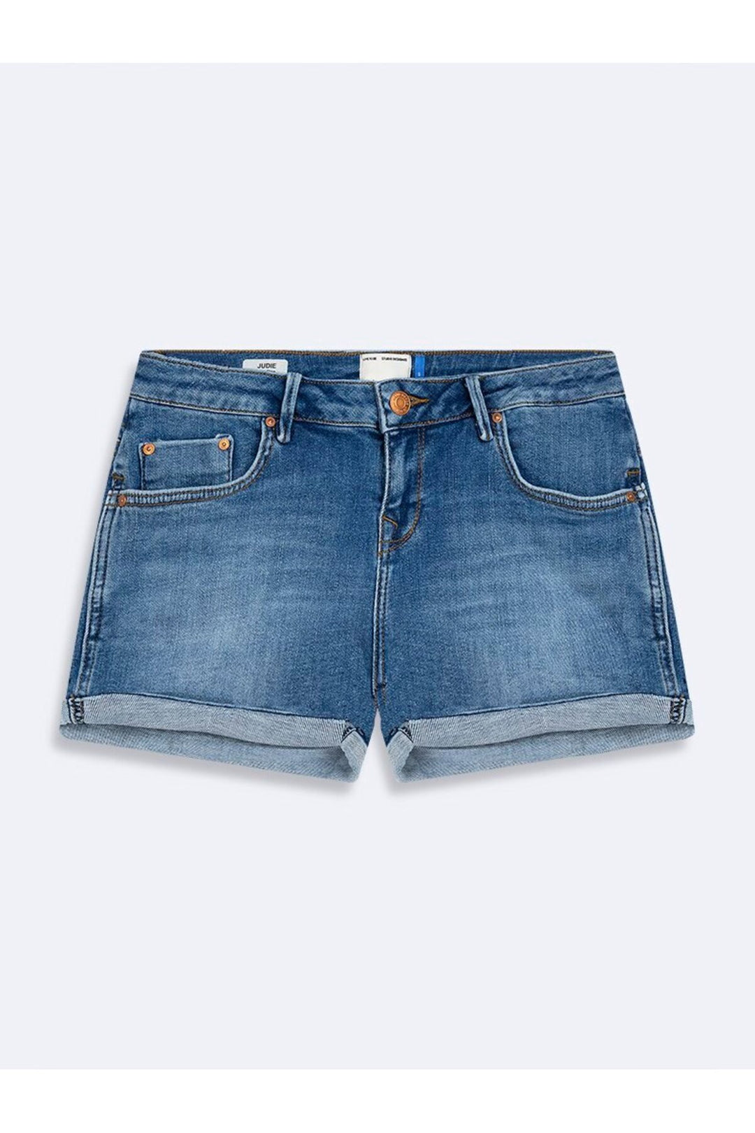 LTB Judie Mid Indigo Short - Bleu