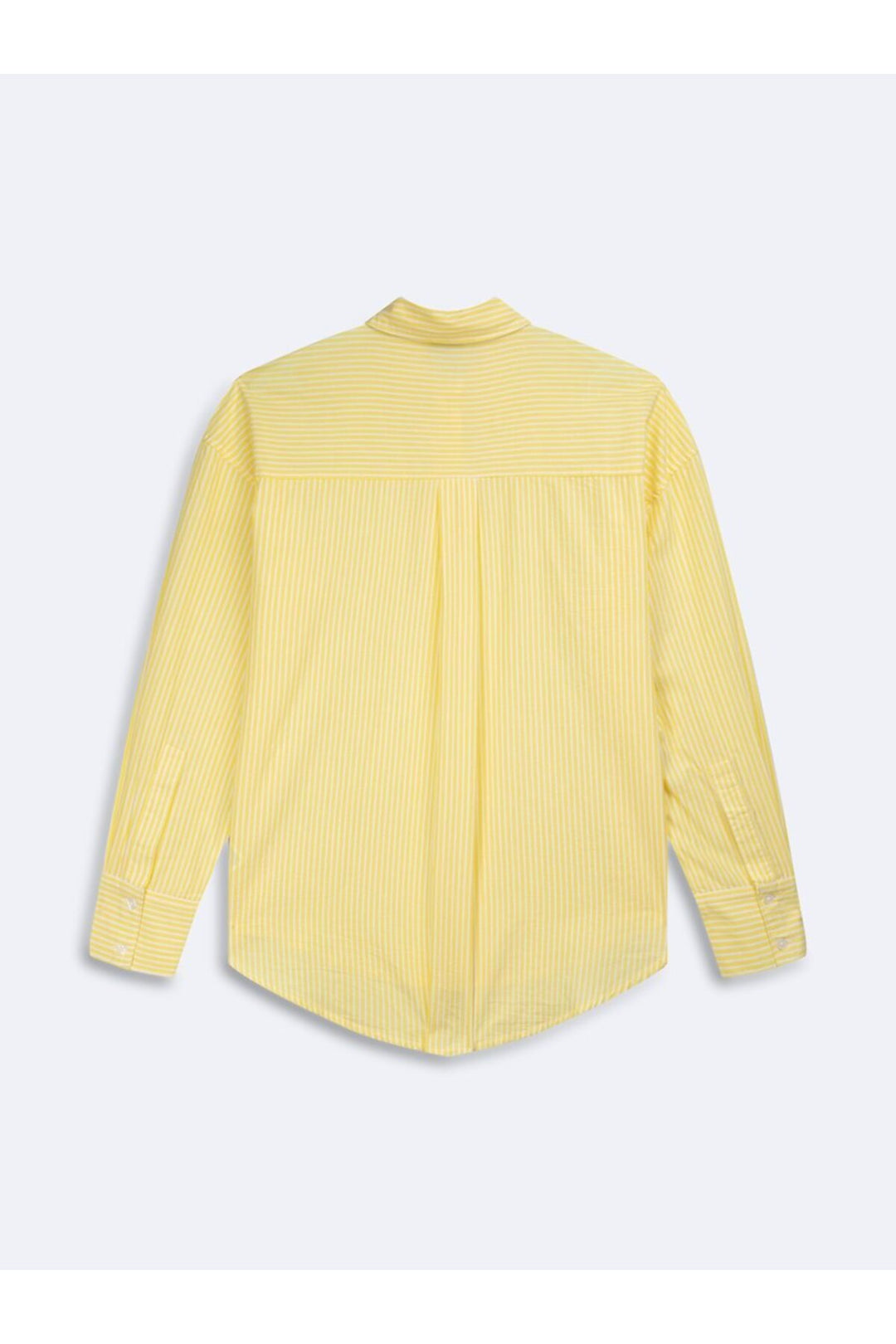 LTB Chemise oversize rayée jaune - Jaune