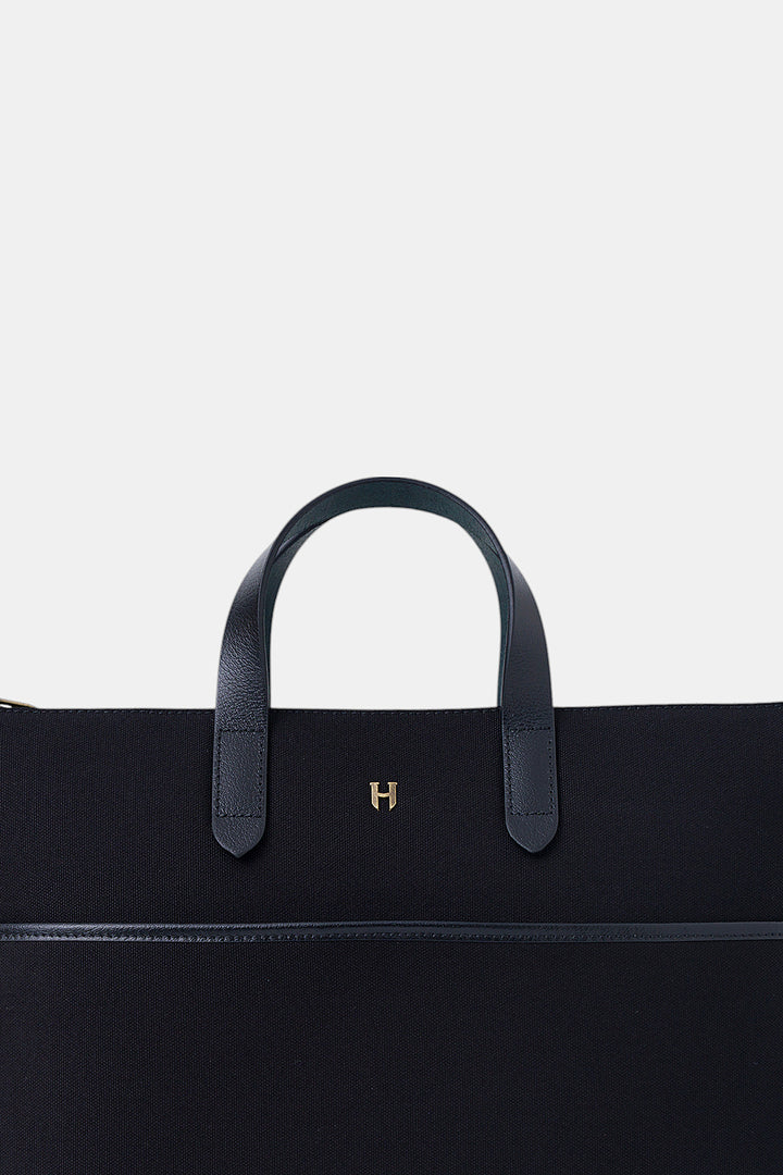 Helmbrook Sac pour ordinateur portable Brice en cuir véritable unisexe de 15,6po à compartiment unique