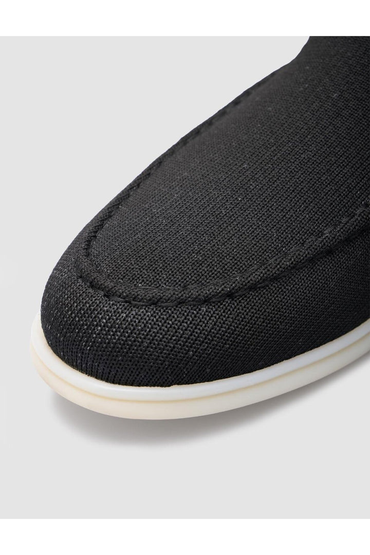 Cabani Shoes Leros Triko Noir Homme Loafer - Noir