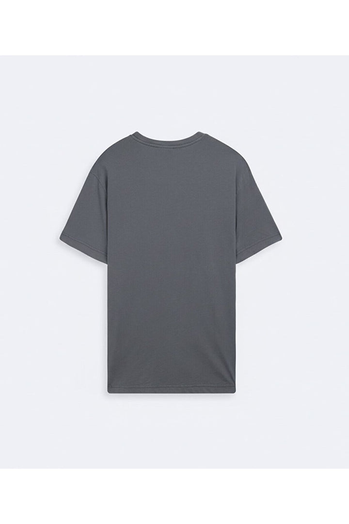 LTB T-shirt gris à manches courtes Zero Collar Pressure