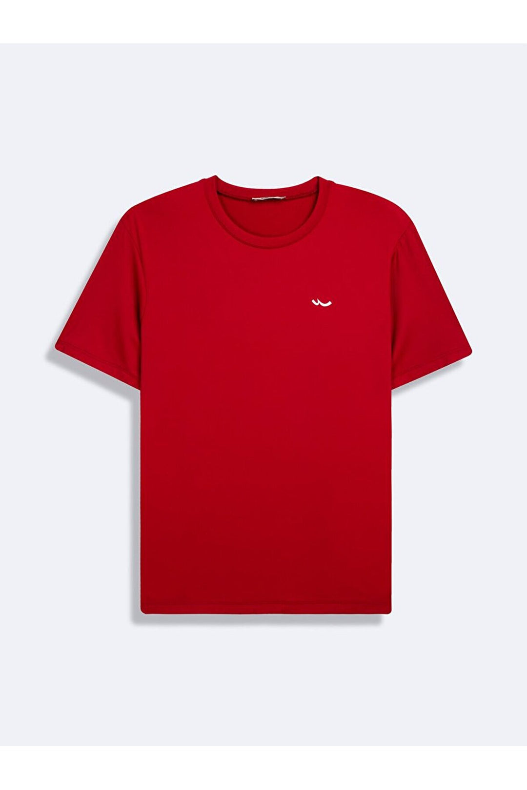 LTB T-shirt basique rouge à col rond à manches courtes - Rouge_600