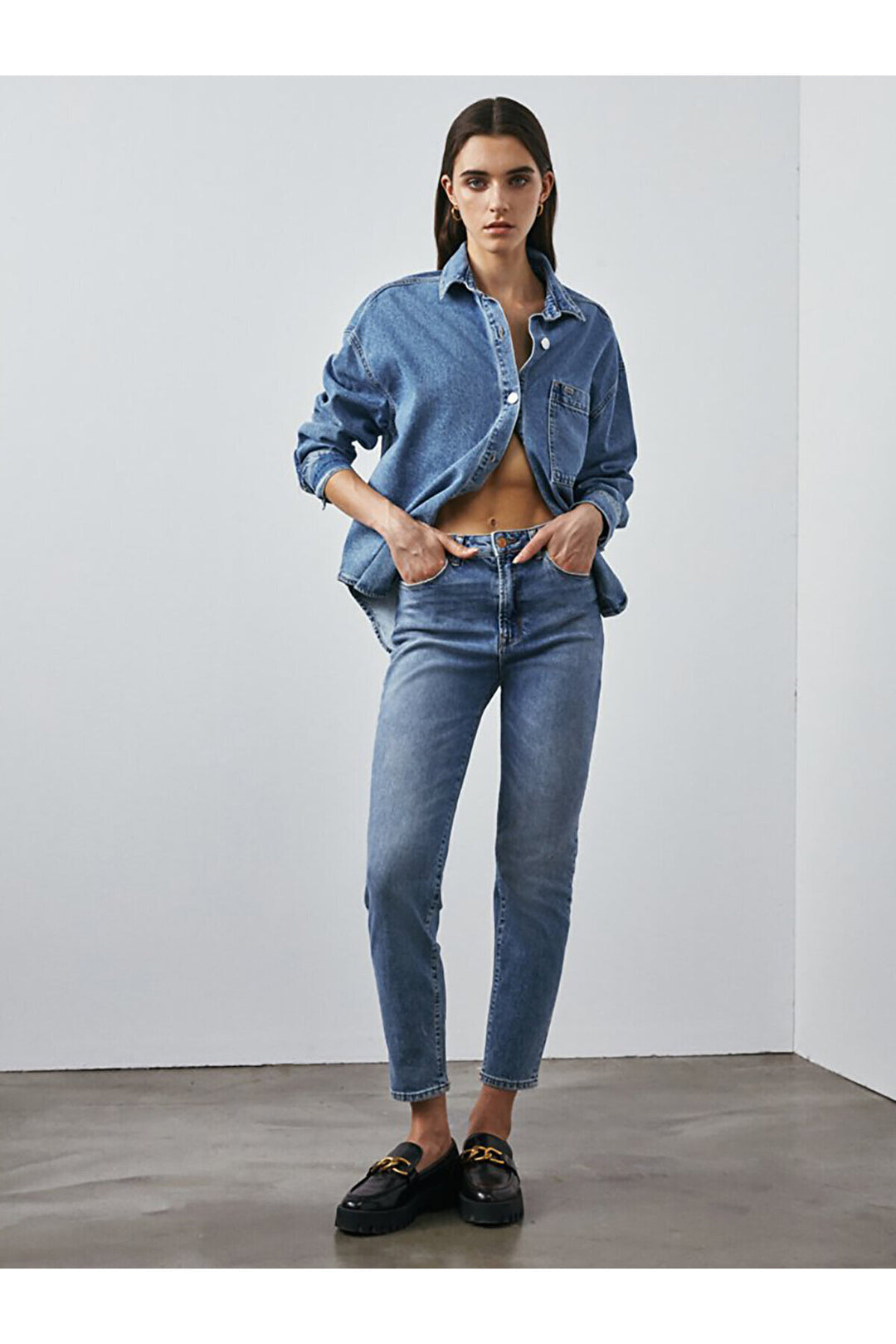 LTB Pantalon taille haute Dores Slım Mom Jean