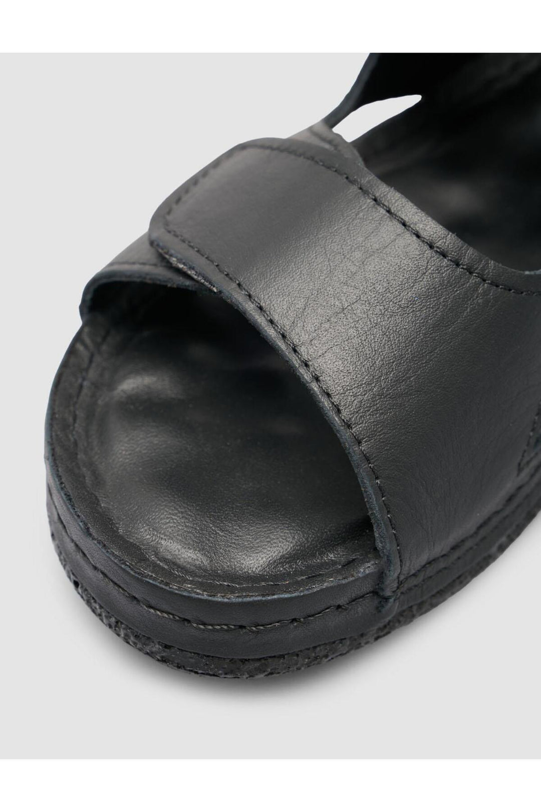 Cabani Shoes %100 Cuir véritable Sandales noires pour femmes - Multicolore