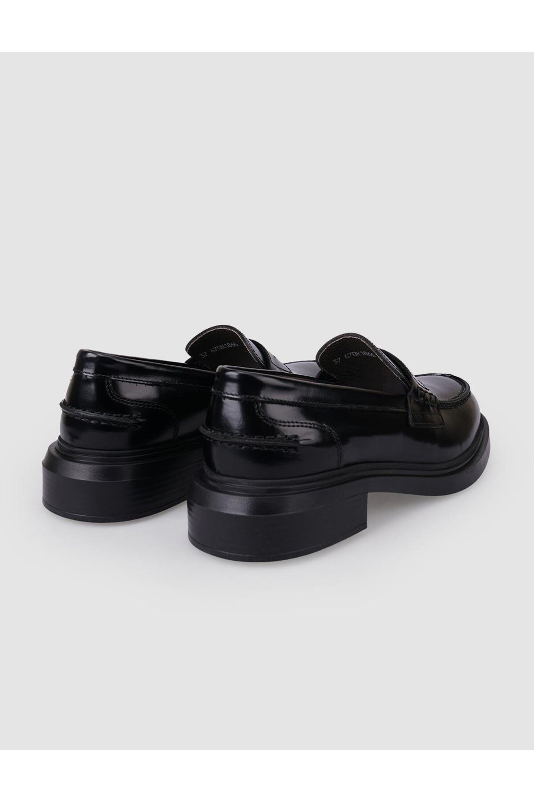 Cabani Shoes %100 Cuir véritable Mocassins femme noir ouvert - Multicolore