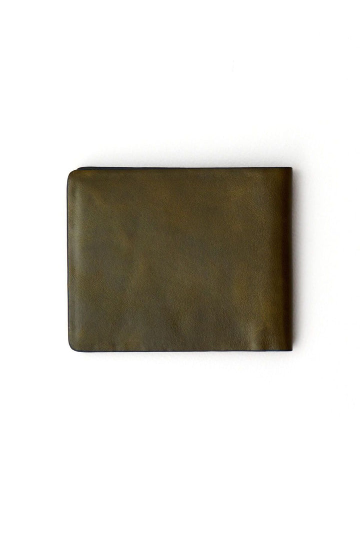 helmbrook Portefeuille en cuir véritable pour homme Slim Design Multi-Bay RFID Protected Eldridge Khaki Plus