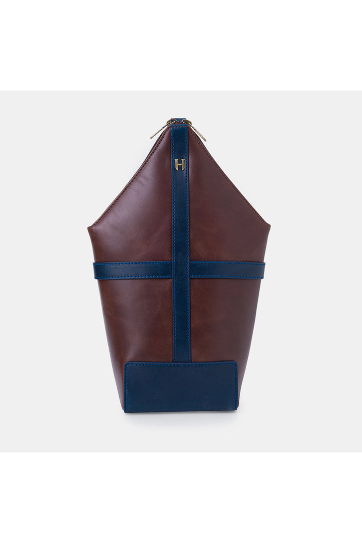 helmbrook Sac à bandoulière Delmar en cuir de luxe pour homme